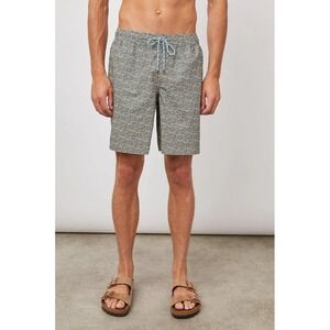 Rails Kian Swim Shorts Men's XL Honeysuckle Floral Elastic Waist Cotton‎ Trunks